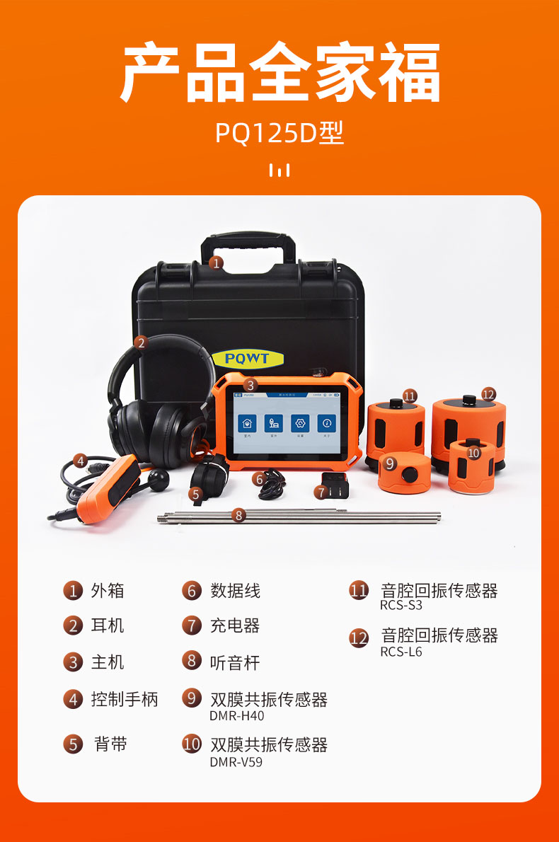 普奇PQ125D漏水检测仪