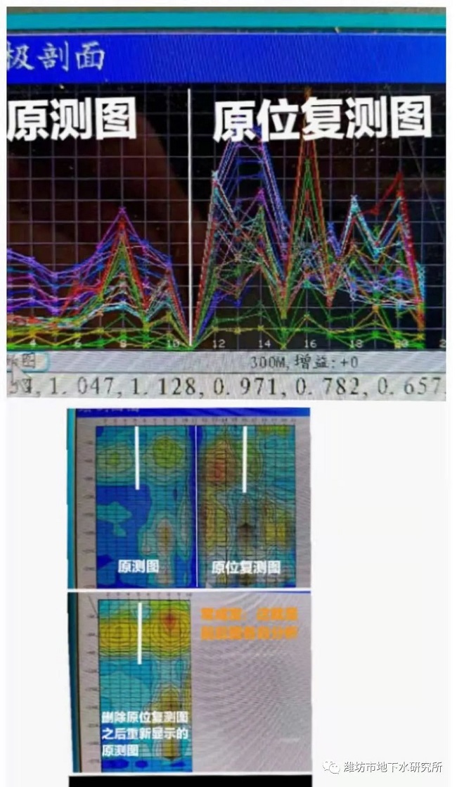 打井找水仪复测图和打井找水仪原测图如何比对   