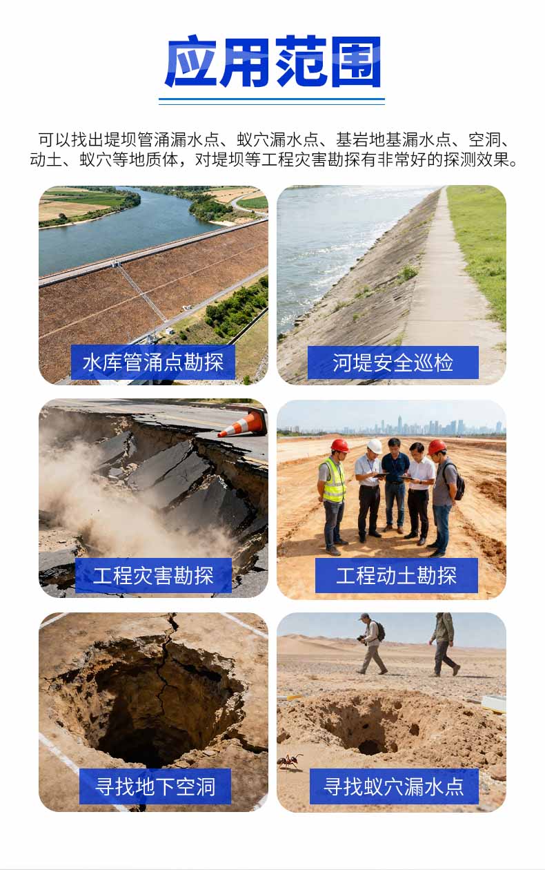普奇PQ-G150堤坝管涌检测仪