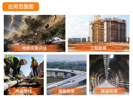 普奇PQ625双频地质雷达检测仪 频率可选 