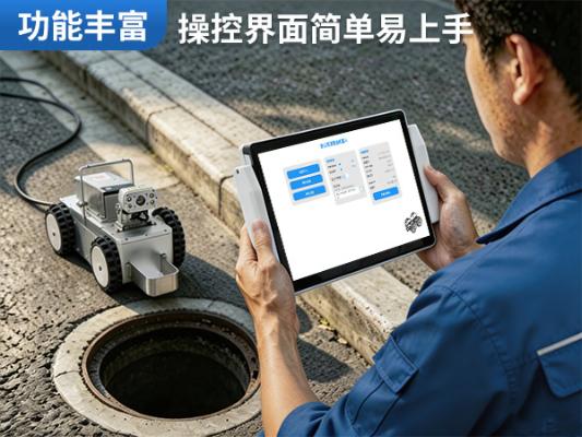 普奇PQ325D 管道检测机器人 | 市政管道检测机器人 - 管道内窥检测设备