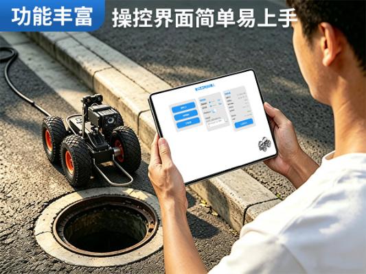 普奇 PQ325E 管道检测机器人 | 市政污水 CCTV 管道爬行器厂家