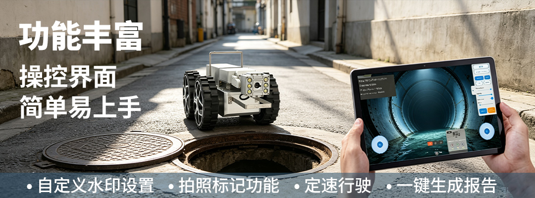 普奇PQ325C 管道检测机器人优势